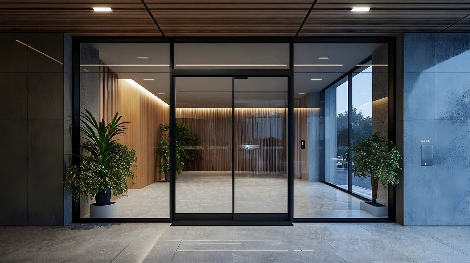 Commercial Automatic Door Installation Hero